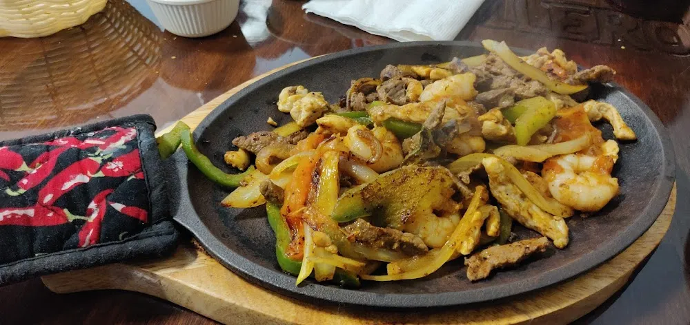 Chicken and Shrimp Fajitas